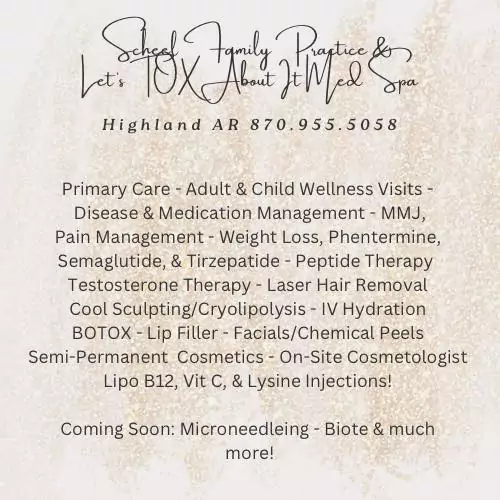 Scheel Family Practice/Lets TOX About It Med Spa Scheel Family Practice/Lets TOX About It Med Spa