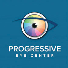 Spring-River-Area-Chamber-Guide-2024_page_9_3 Progressive Eye Center logo with colorful eye design.