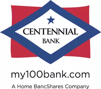 centennial logo Centennial Bank logo with website URL