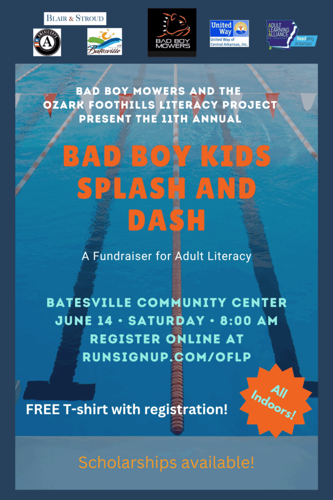 Bad Boy Kids Splash and Dash fundraiser event flyer