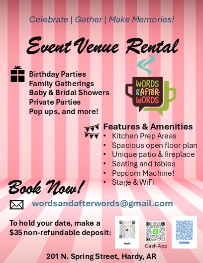 Words & Afterwords/Event Venue Rental Words & Afterwords/Event Venue Rental
